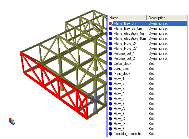 The four new beams are now automatically part of the dynamic set.